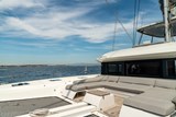 Lagoon 55 foredeck